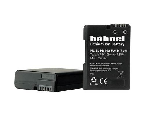 Hähnel Fototechnik HL-EL14a Batterie pour appareil photo Remplace laccu dorigine EN-EL14, EN-EL14a 7.4 V 1050 mAh