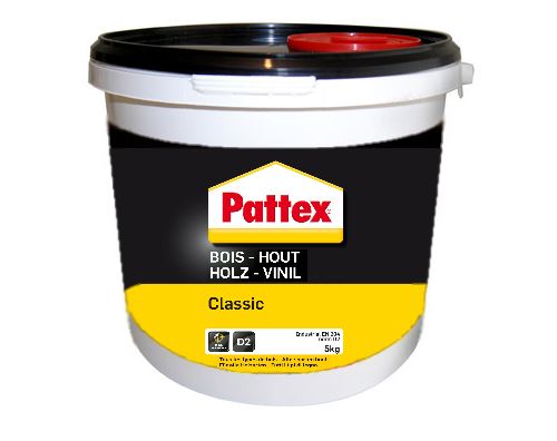 Colle à bois Classic PATTEX - seau de 5 kg - 1419249