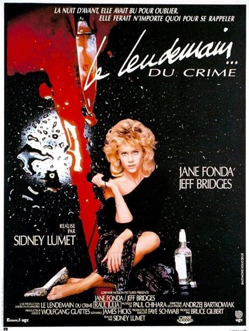 Le Lendemain du Crime - 1986 - Jane Fonda, Jeff Bridges - 40x60cm - Affiche