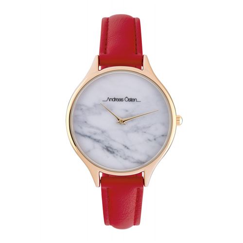 ANDREAS OSTEN Montre Femme Quartz AOS18069 rouge