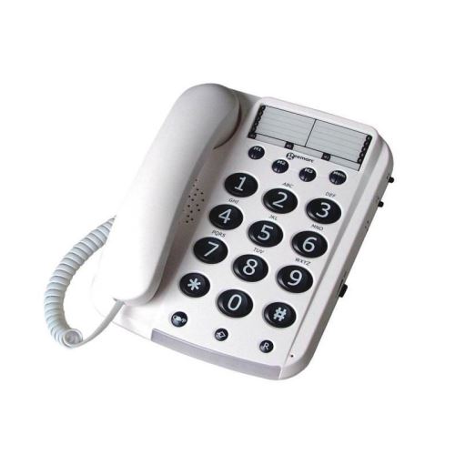 Geemarc DALLAS 10 - Téléphone filaire - blanc