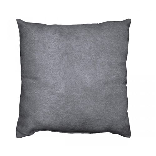 Coussin Suédine Uni Anthracite 40x40