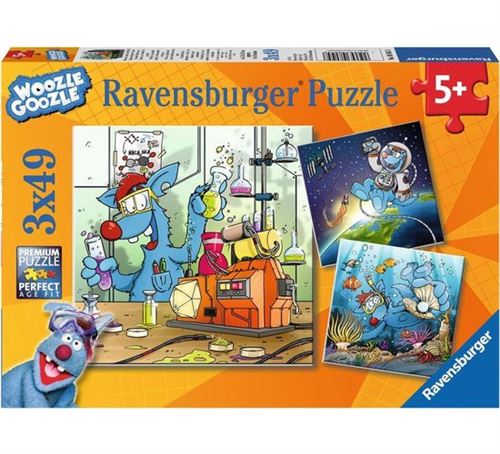 Ravensburger Puzzle 08045 woozle goozle dans l'univers, Laboratoire et sous l'eau