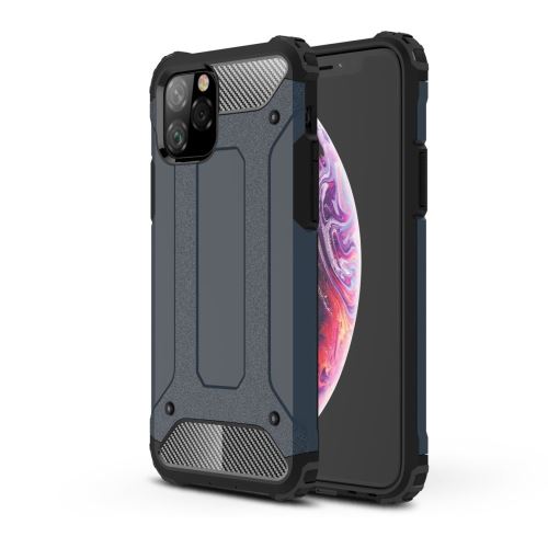 Coque en TPU garde blindée hybride bleu foncé pour votre Apple iPhone 5.8 pouces (2019)