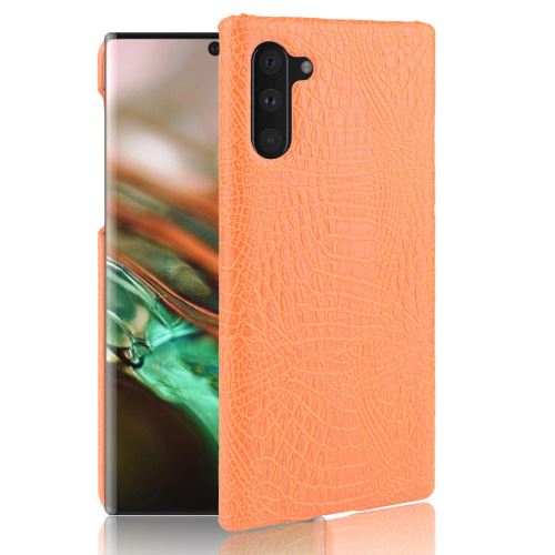 Coque en TPU + PU peau de crocodile orange pour votre Samsung Galaxy Note 10