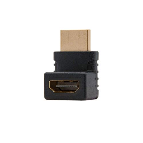 NanoCable 10.16.0011 - Adaptateur HDMI V1.3 coudé, A/H-A/M, Femelle-mâle, Noir