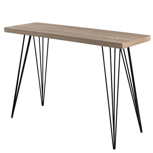 Console rectangulaire pieds métal scandi