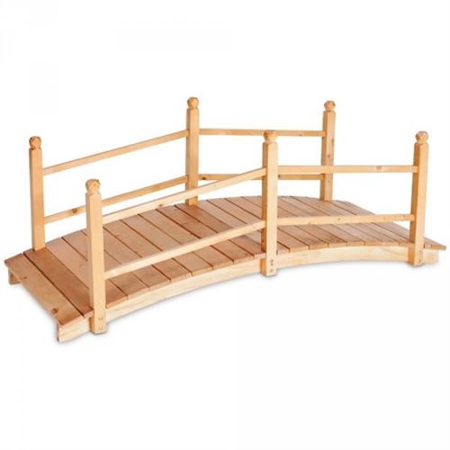 Pont De Jardin Bois Passerelle Droit 140 Cm Decoration D Exterieur Achat Prix Fnac