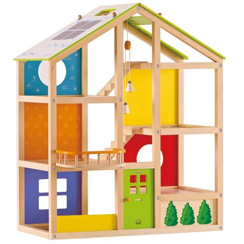 Jeu d'imitation enfant jeux jouets Maison de poupée toute saison non meublée
