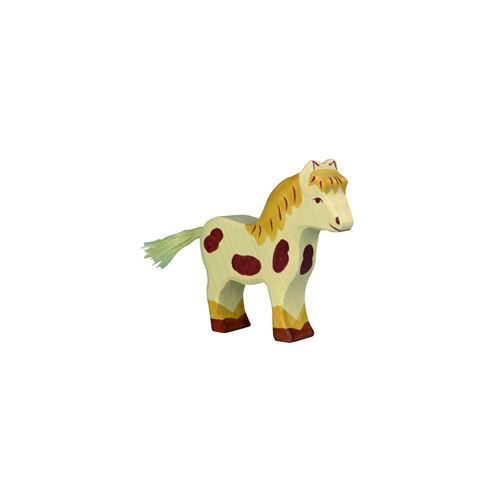 Holztiger Marron Sol En Bois Pony - Image 1