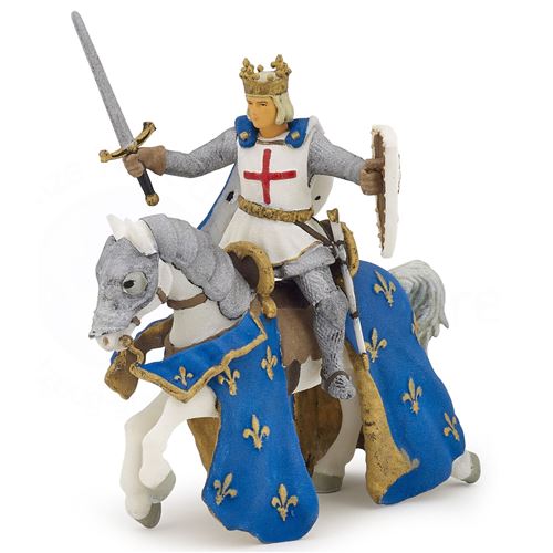 Papo Figurine Saint-Louis Et Son Cheval