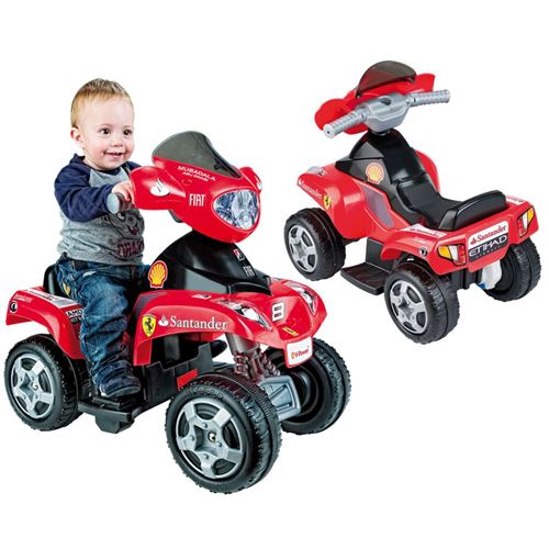 Quad Avec Marche Avant Arrière FEBER - Quad Boxer 12V, Véhicule électrique à Batterie 12V Jouet Véhicule Enfant 3-5 Ans Quad Avec Marche Avant Arrière FEBER - Quad Boxer 12V, Véhicule électrique à Batterie 12V Jouet Véhicule Enfant 3-5 Ans