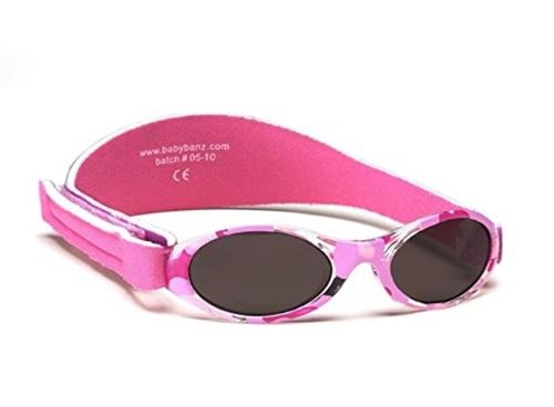 Banz lunettes de soleil junior rose/blanc 2-5 ans