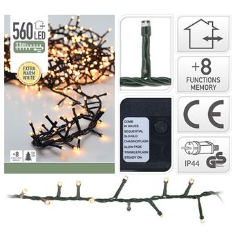 guirlande micro cluster blanc chaud 11m - Coloris : BlancAX8510210 - 1
