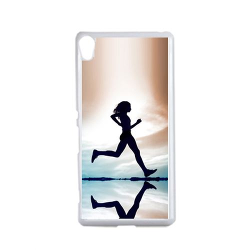 Coque Course Silhouette Compatible Sony Xperia Performance Transparent