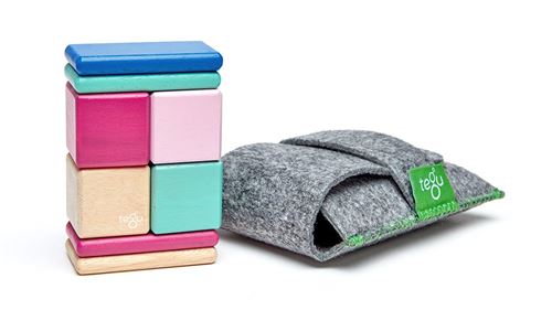 Tegu - POP-BSM-607T - Blocs de Bois Magnétiques - Blossom
