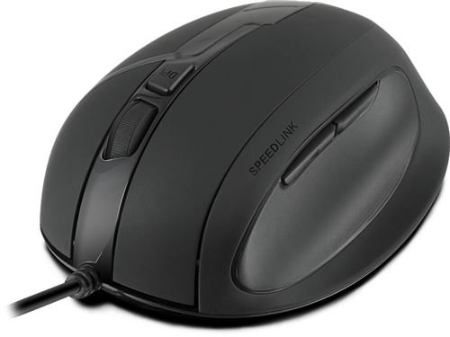 SPEEDLINK OBSIDIA Ergonomic Mouse SL-610001-BK - muis - USB - zwart