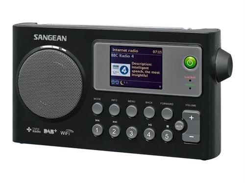 Radio Internet Sangean WFR 27C Noir Radio fnac Belgique
