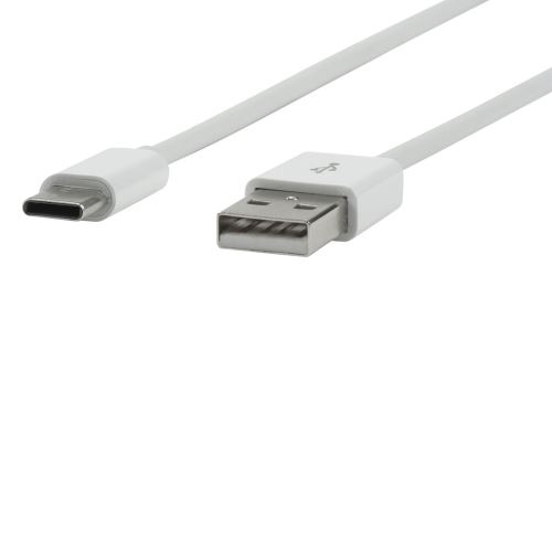 Mobilis - USB-kabel - USB-C (M) naar USB (M) - USB 2.0 - 95 cm - wit