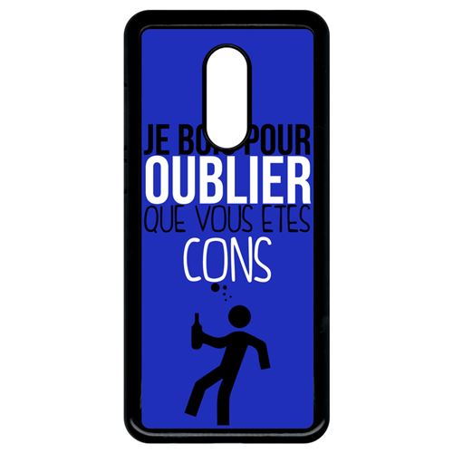 Coque xiaomi redmi 5 plus je bois pour oublier que vous etes con 3