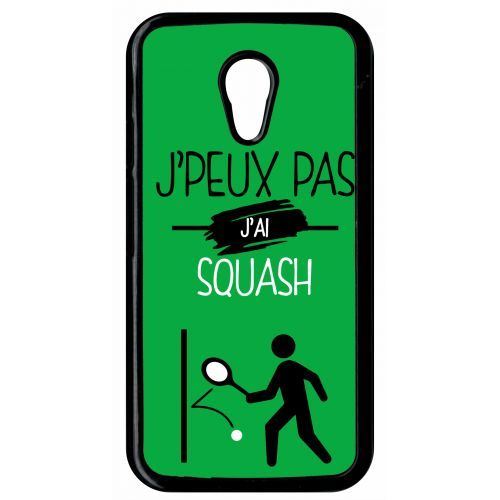 Coque motorola moto g2 j peux pas j ai squash 11