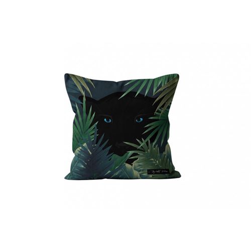 Housse de coussin 40x40 cm PANTHERE, par Soleil d'Ocre