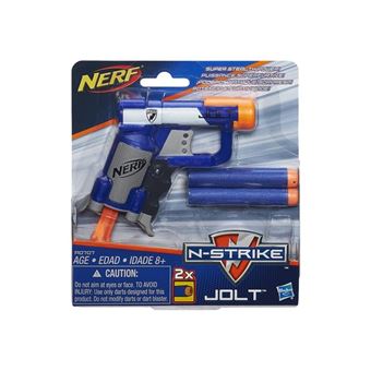 Pistolet NERF N-Strike Elite Jolt avec 2 fléchettes Elite, orange