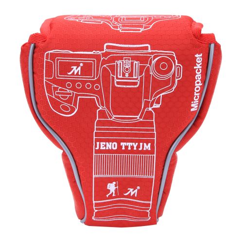 Sac amortisseur étanche en nylon pour appareil photo reflex numérique Rouge