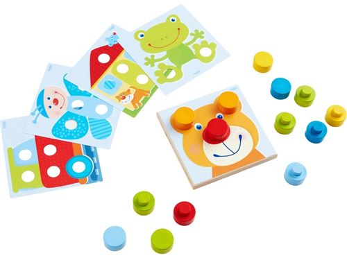 Haba jeu plug-in monde cacklouched 15 cm