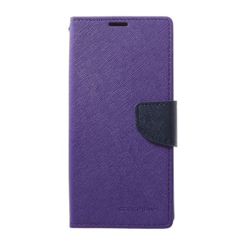 Etui en PU agenda élégant violet pour votre Samsung Galaxy M20