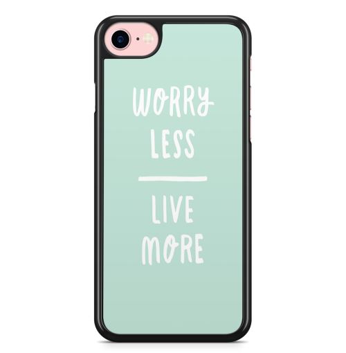 Coque Fifrelin pour iPhone 5C Worry Less Live More Positive Citation