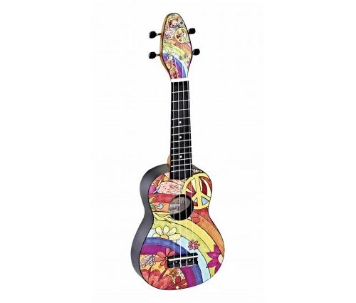 Ukulele "Ortega Guitars Keiki Package K2-68 – Peace 68"