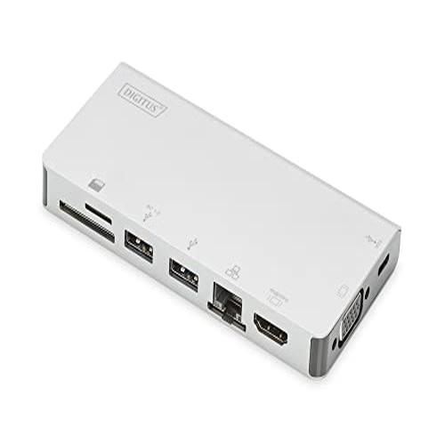 DIGITUS DA-70866 Station d'accueil USB-C VGA GigE
