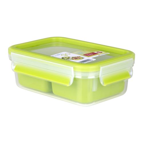 Boite snack clip&go 1 l - Emsa - Vert - Plastique