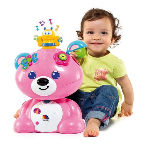 Molto – ours, activités de jeu, rose (13502)