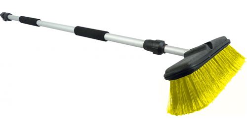 Protecton brosse à laver avec manche télescopique 95-160 cm jaune