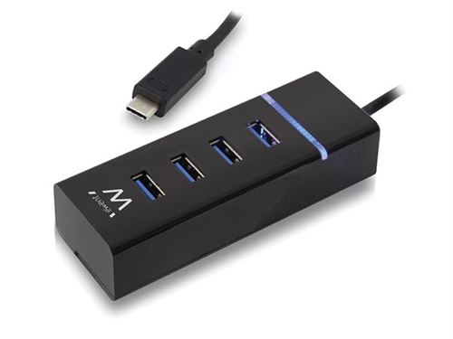 Ewent EW1137 - Concentrateur (hub) - 4 x USB 3.1 Gen 1 - de bureau