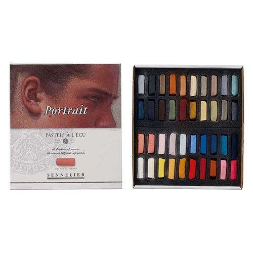 Coffret de 40 1/2 pastels à l'Ecu