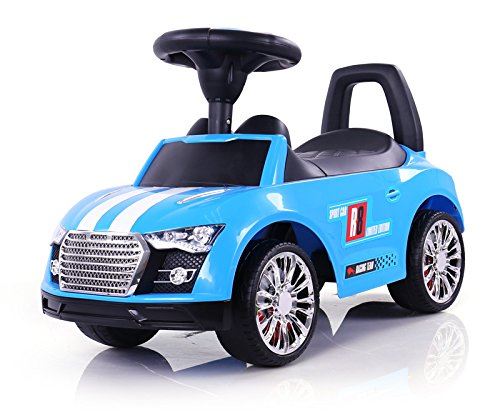 MillyMally 2459 – Porteur Racer, modèle Voitures, Bleu
