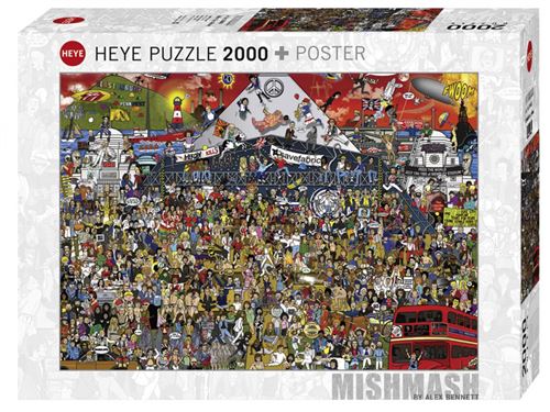 Heye - PUZZLE 2000p BRITISH MUSIC HISTORY HEYE -