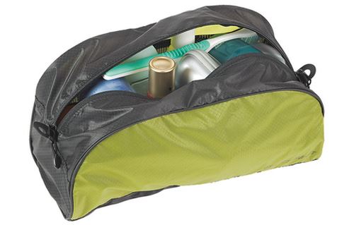Trousse de toilette sea to summit à ouverture classique verte