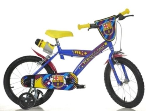143G-FCB FC Barcelona 14 pouces 24 cm Garçon Frein à serrer Bleu