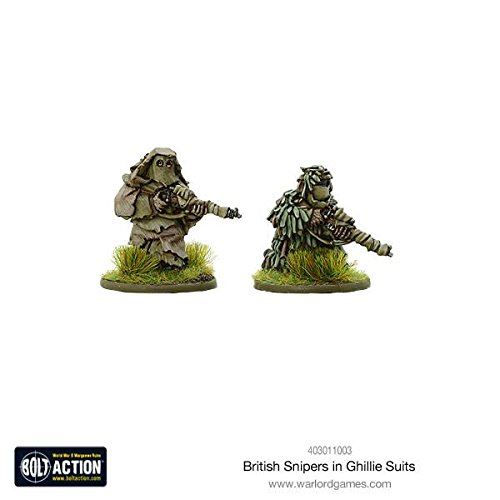 Tireurs d'élite britanniques en costumes Ghillie