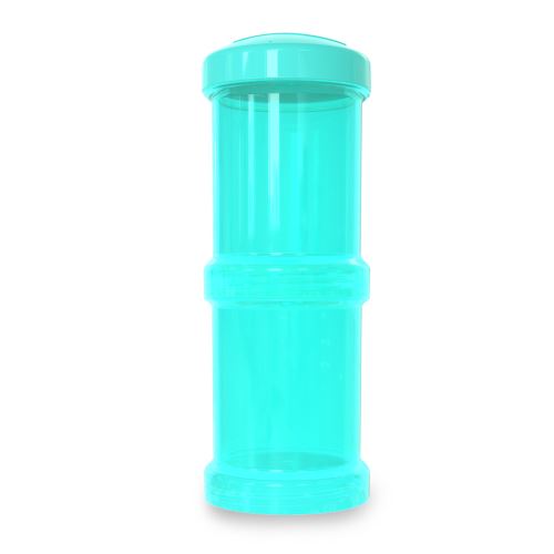 Lot de 2 boites doseuses Twistshake 100ml Turquoise