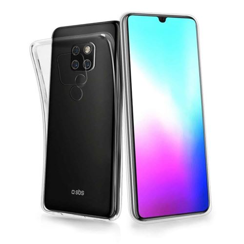 Coque pour Huawei Mate 20 en Silicone Gel, Souple et Résistante. Antichocs Mate 20 -Transparent