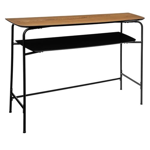 Console design en métal Akita - L. 110 x H. 78 cm - Noir