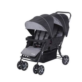 looping poussette double canne black emotion