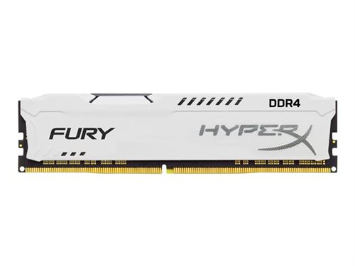 HyperX FURY White 8GB DDR4 3400 MHz 8Go DDR4 3400MHz module de mémoire - Modules de mémoire (8 Go, 1 x 8 Go, DDR4, 3400 MHz, 288-pin DIMM, Blanc)