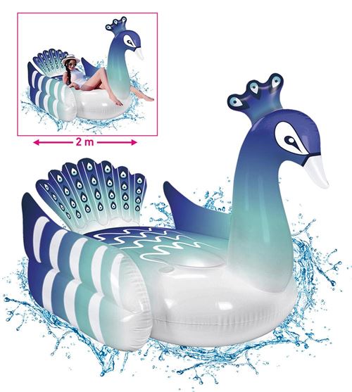 Gonflable Paon royal Jumbo 200 cm