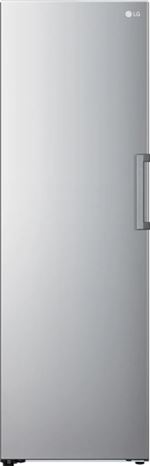 LG GFT61PZCSE - Congélateur - vertical - pose libre - largeur : 59.5 cm - profondeur : 70.7 cm - hauteur : 186 cm - 324 litres - classe E - platine